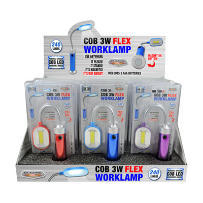 COB Flex Work Lamp, 3-Watt (Pack of 12)