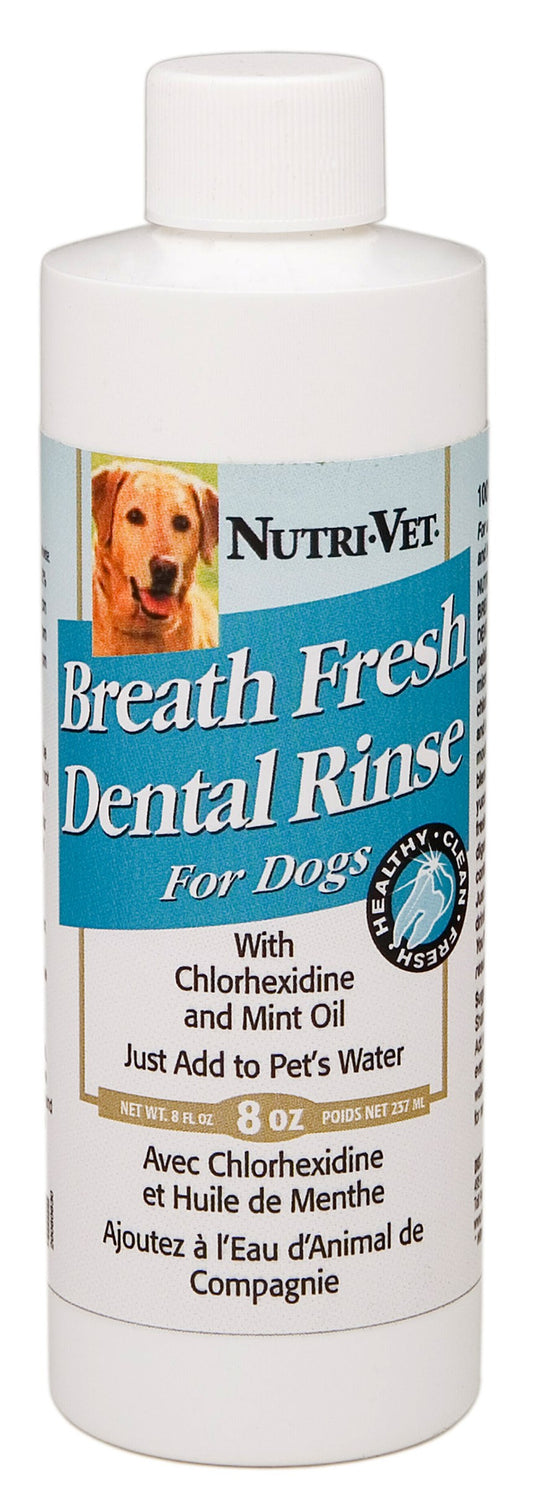 Nutri Vet Nutritionals 19431-7 8 Oz Breath Fresh Dental Rinse For Dogs