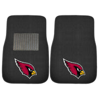 NFL - Arizona Cardinals Embroidered Car Mat Set - 2 Pieces