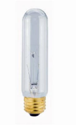 Tubular Light Bulb, Clear, 300 Lumens, 40-Watts (Pack of 6)