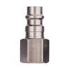 Tru-Flate HI FLO Anodized Aircraft Aluminum Plug 1/4 in. Female 2 pc