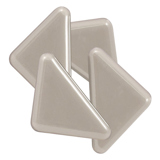 Waxman Consumer Group 4700695n 2 Beigetriangle Self-Stick Supersliders 4 Count