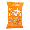 Late July Snacks Classic Tortilla Chips - Nacho Chipotle - Case of 12 - 5.5 oz.