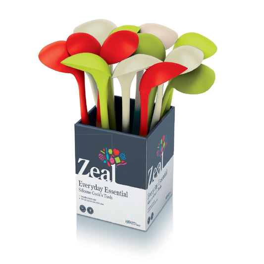 Zeal 7 in. W x 9.63 in. L Assorted Colors Silicone Ladle (Pack of 20)