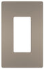Pass & Seymour Radiant Silver 1 gang Plastic GFCI/Rocker Wall Plate 1 pk