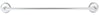 Franklin Brass Bellini Polished Chrome/White Towel Bar 24 in.   L Die Cast Zinc