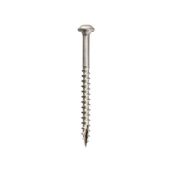 Tornillos para orificios de bolsillo gruesos cuadrados de 2-1/2 pulg. en forma de L de Kreg n.º 10, paquete de 50