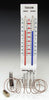 Taylor Thermometer Plastic White 9.75 in.