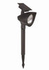 Solar Spot Lights, 6 Lumens, Black Plastic, 2-Pk.