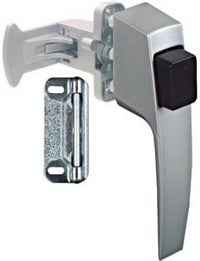 Screen & Storm Door Latch, Push-Button, Aluminum