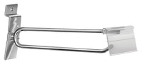 Lavi  3 in. H x 2 in. W x 6 in. L Satin/Silver  Scan Hook