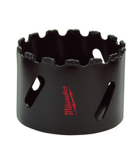 Milwaukee  2 in. Dia. x 1.8 in. L Tungsten Carbide Grit  Hole Saw  1/4 in. 2 pc.