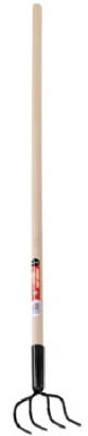 4-Tine Cultivator, Lacquered Handle