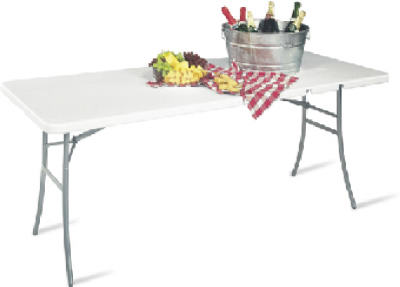 Center-Folding Molded Table, 30 x 72-In.