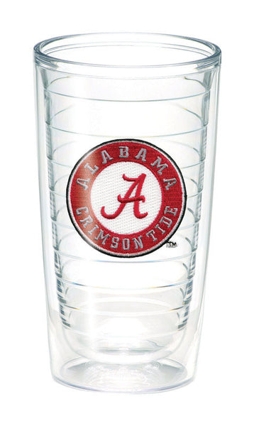Tervis  16 oz. Alabama Crimson Tide  Tumbler  Clear