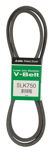 Mitsuboshi Super KB 5LK750 V-Belt 0.63 in. W X 75 in. L For Riding Mowers