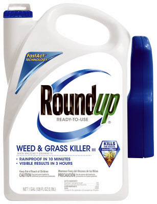 Roundup Weed and Grass Killer RTU Liquid 1 gal. (Pack of 4)
