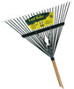 Flexrake 65 in. 24 Tine Metal Rake Wood Handle