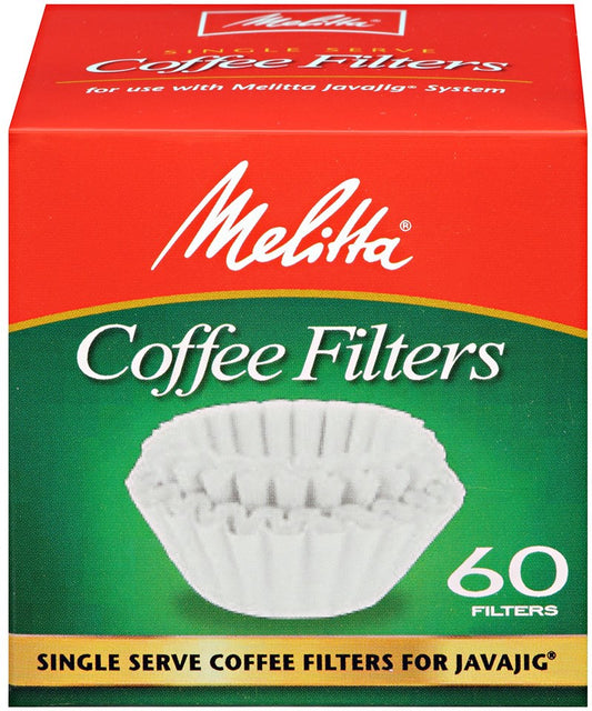 Melitta 63229 Single Serve Coffee Filters For JavaJig™ 60 Count