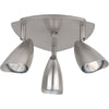 Globe Electric Brushed Nickel Silver 3 lights Track Light Kit