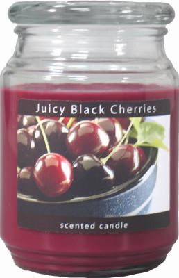 Candle lite 3297565 18 Oz Black Cherry Scented Terrace Jar Candle (Pack of 4)