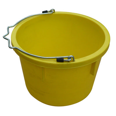 Utility Bucket, Yellow Resin, 8-Qts.