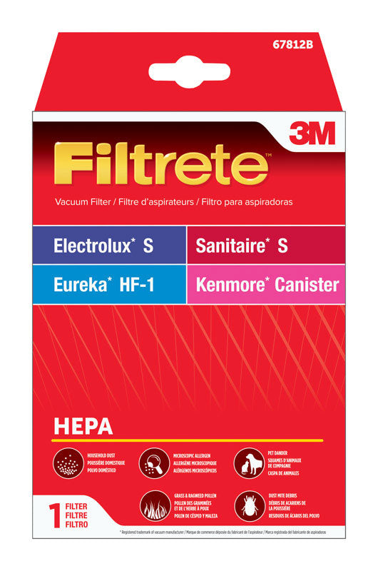 3M  Filtrete  Vacuum Filter  For Electrolux Style S HEPA 1 pk