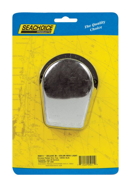 Luz de proa bicolor Seachoice de 12 V, 4 pulg. x 3-1/8 pulg.
