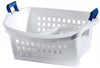 Rubbermaid FG292800WHT White Stack'n Sort Laundry Basket (Pack of 6)