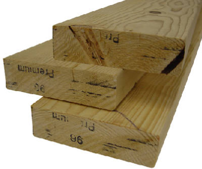 Wood Stud, 2 x 4-In. x 8-Ft.