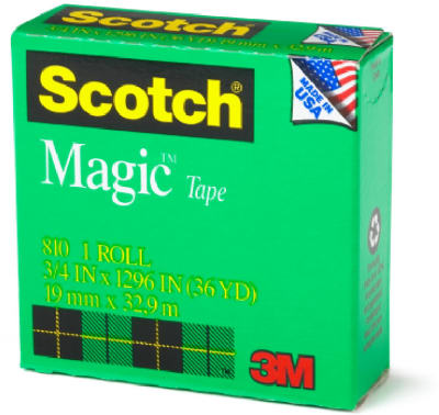 Magic Transparent Tape, 1/2-In. x 36-Yds.