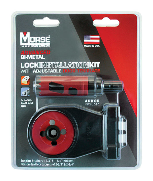 Morse Bi-Metal Door Lock Install Kit