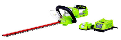 Cordless Hedge Trimmer, 24-Volt Battery & Charger, 22-In.