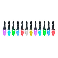 Gemmy  Smart Light  Light Show  LED C9  Light Set  Multicolored  23 ft. 24 lights Green wire