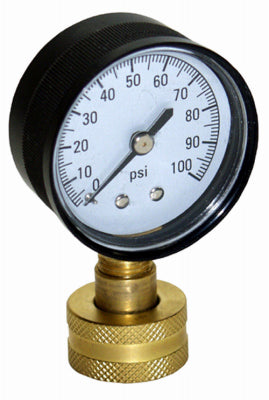 Water Pressure Test Gauge, 100 PSI