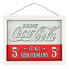 Open Road Brands 10 in. H x 0.75 in. W x 13 in. L Wood Framed Sign (Pack of 4)