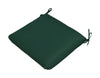 Casual Cushion  Green  Polyester  Seating Cushion  2 in. H x 19 in. W x 18 in. L