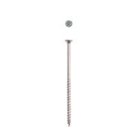 SPAX No. 14 x 4-3/4 in. L Phillips/Square Flat Head Zinc-Plated Steel Multi-Purpose Screw 8 pk (Pack of 5)