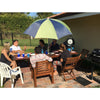 EcoJet by Joape Bob 21 in. H X 14 in. D 1 speed Tabletop Misting Fan