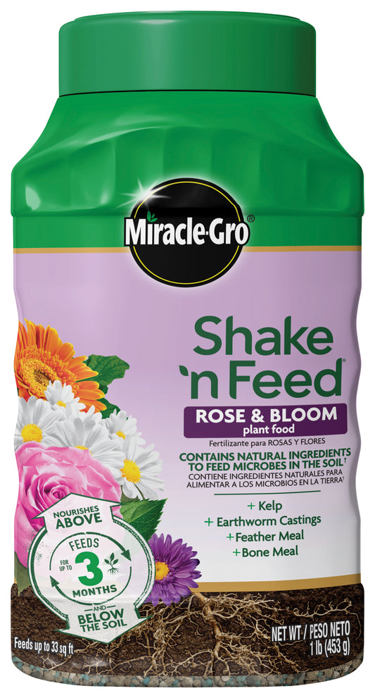 Miracle Gro 3006806 1 Lb Shake 'N Feed Rose & Bloom Plant Food