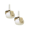Softtouch 2.25 in. D Plastic Caster 300 lb 2 pk