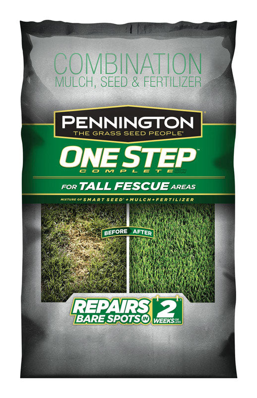 Pennington One Step Complete Tall Fescue Grass Sun or Shade Seed/Fertilizer/Mulch Repair Kit 8.3 lb
