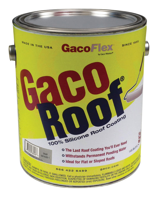 GacoFlex GacoRoof Gray Silicone Roof Coating 1 gal. (Pack of 4)