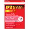 3M Filtrete Vacuum Belt For Dirt Devil Style 12 2 pk