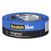 Cinta de pintor azul de resistencia media ScotchBlue de 1,41 pulg. de ancho x 60 yd. de largo, paquete de 1