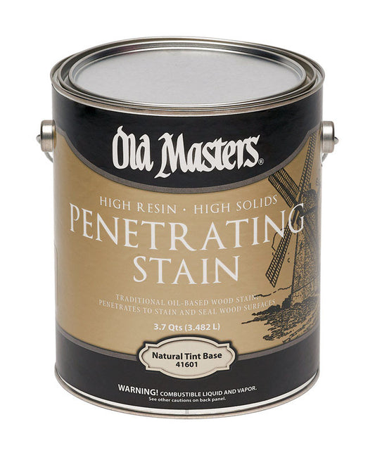 Old Masters Semi-Transparent Natural Oil-Based Penetrating Stain 1 gal (Pack of 2).