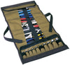 CLC 28 in. W X 14 in. H Polyester Tool Roll Pouch Black/Tan 1 pc
