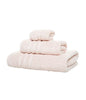 LINIM 3-Pcs Towel Set Towels Zero Twist 100% Cotton Bath, Hand, Washcloth Peach