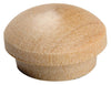 Waddell Round Birch Button Plug 1 in. D 6 pk