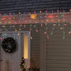 Celebrations  Stay-lit  Incandescent  Mini  Multi-color  100 count Icicle Lights  5.67 ft.